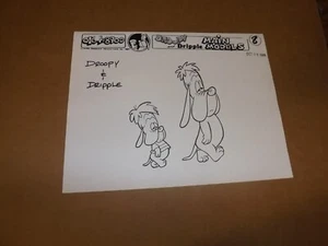 Droopy & Dripple Apx 13 x pages Color Model Sheets Studio Used 1989 - Picture 1 of 2