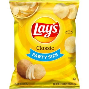 Lay's Classic Potato Chips, Party Size, 13 oz Bag - Picture 1 of 7
