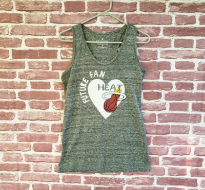 🔥 Miami Heat будущее вентилятор мягкий как виноград серый Майка женщин маленький S 4-6 - Изображение 1 из 4