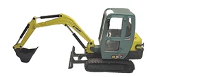 JOAL 193 Ammann-Yanmar B37 Mini Excavator 1/32 Die-cast NIB Yellow Green - Picture 1 of 5