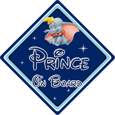 CAR SIGNS DIRECT Baby an Bord Autoschild - Disney Dumbo DB