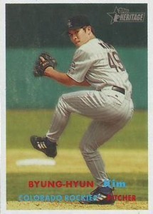 #113 Byung-Hyun Kim - Colorado Rockies - 2006 Topps Heritage Baseball