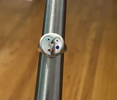 Anillo Picasso Eric Grossbardt Oro 18k Plata de Ley Talla 9.5 Foto 1 de 4