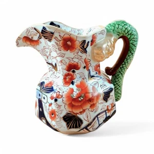 Early 19th Century Mason's Ironstone Hydra Jug, Imari Palette, Serpent Handle - Picture 1 of 16
