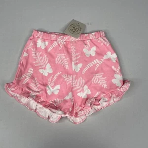 The Beaufort Bonnet Company Girls SIZE 6 Shelby Anne Shorts Pink With Floral - Picture 1 of 5