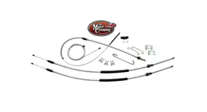 1968 1969 1970 Chevelle Parking Brake Cable Kit for 3 Speed Transmission - Picture 1 of 1