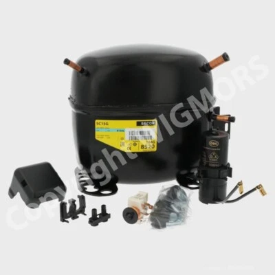 230V 50Hz 60Hz refrigeration compressor Secop SC15G 104G8520 R134a Danfoss - Image 1 of 3