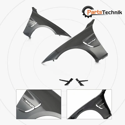 Front Fender M4 Style w/ Chrome Vents No M4 For 14-20 BMW F32 F33 F36 4 Series Foto 1 de 4