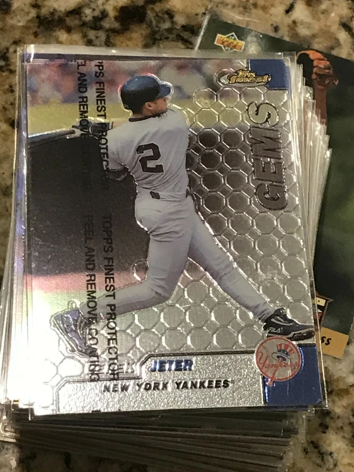  1999 Finest #115 Derek Jeter GEM yankees!! - Image 1 of 1