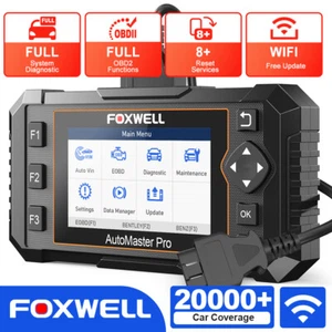 Foxwell NT624 Elite OBD2 Scanner Code Reader All Systems Diagnostic Tool 8 Reset - Picture 1 of 8