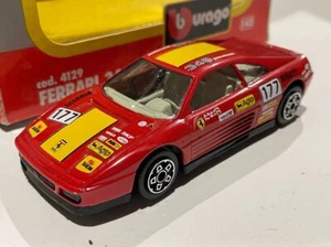 Ferrari 348tb Evoluzione BURAGO 1:43 Diecast coche - Imagen 1 de 3