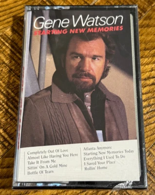 Gene Watson - Starting New Memories (Cassette, 1986) Epic Records NEW & SEALED - Image 1 of 3