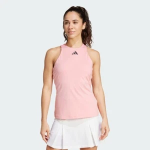 adidas Vest Top Womens Y Tennis Tank Pink HEAT.RDY Gym Sports - Picture 1 of 6