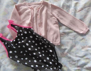 Girls cardigan and swimsuit size 18 - 24 months - Picture 1 of 4