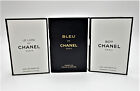 Chanel Bleu De Chanel Parfum, Le Lion De Chanel, Boy Sample Spray Vials 1.5 Ml