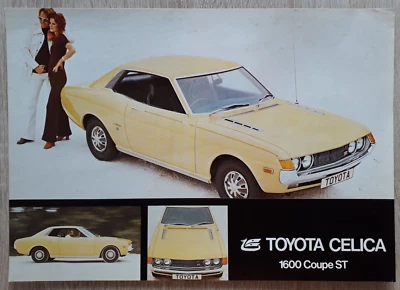 Toyota Celica 1600 ST Leaflet / Brochure c.1971 - Image 1 of 2