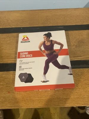 Reebok Core Sliding Discs - Dual Sided Workout Sliders for Carpet & Hardwood NEW - Image 1 of 2
