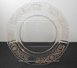 Vintage Fostoria Versailles Pink Glass Service Plate About c1928-40 13 1/2" GY53 - Picture 1 of 12
