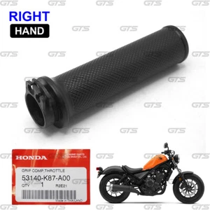 Right Handle Hand Bar Grip For Honda REBEL CMX300 CMX500 300 500cc 2018 - 2021 - Picture 1 of 9