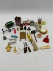 Vintage Dollhouse Decor Accessories Miniature Lot 30+ Pieces See Desc *