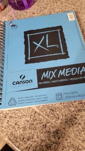 Canson XL Mix Media Pad 9x12" - Picture 1 of 2