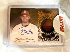 2022 Topps Reverence Yadier Molina Auto Patch /10