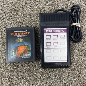 Atari 2600 Game ~ STAR RAIDERS w/ Inlay & The VIDEO TOUCH PAD ~ Working Great! - Picture 1 of 3