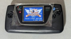 Sega Game Gear Handheld Console With IPS LCD Screen Upgrade & Glass Lens