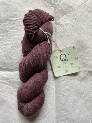 Quince & Co Tern fingering weight American wool/silk yarn "Tyrian" made in USA - Image 1 of 4