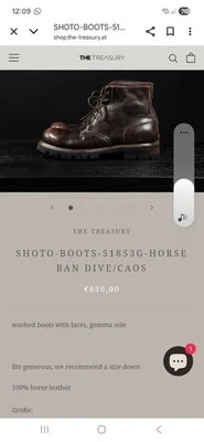 !NEW*SHOTO*MOMA*OFFICINE CREATIVE*BOOTS/BOOTS*DKL BROWN*SIZE: 42/43*NEW! - Image 1 of 4