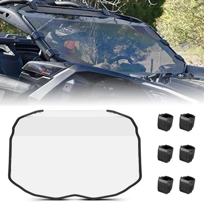 Full Windshield Scratch Resistant Compatible with Can-Am Maverick X3 & X3 Max XR - Image 1 of 4