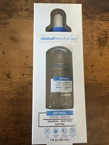 Global Beauty Care Retinol Facial Serum 1 Oz. Nourish, Restore Soften - Picture 1 of 3