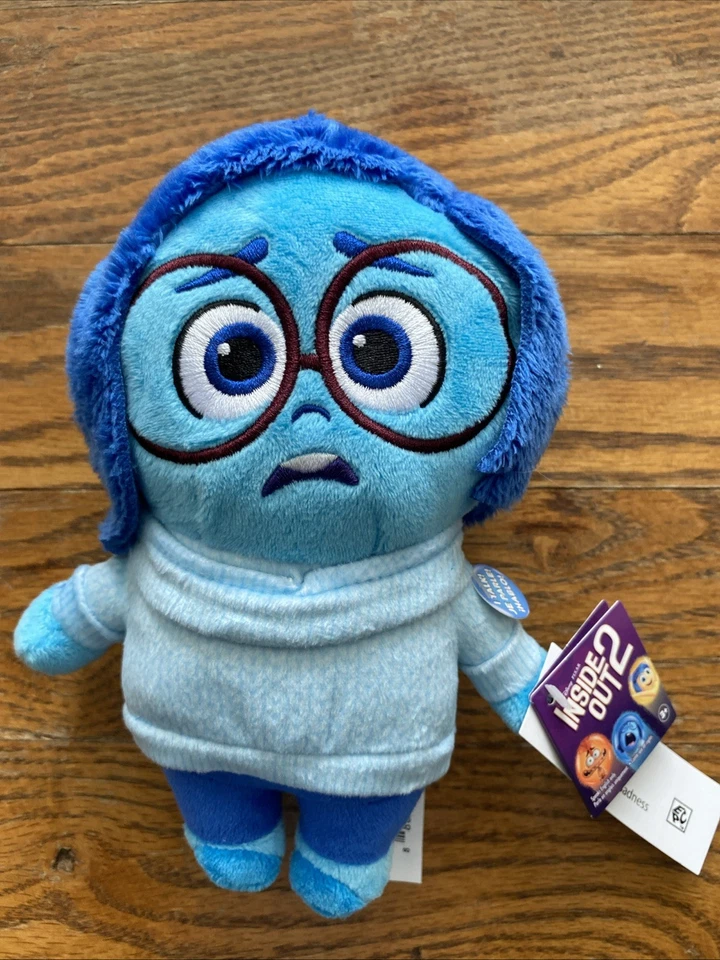 Juguete de peluche de 7,5 pulgadas Talk It Out Sadness de Disney Pixar Inside Out 2 Foto 1 de 1