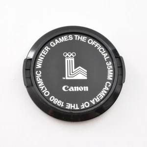 Canon Vintage 1980 Winter Olympics Genuine Commemorative Front Cap C-52mm 0260 - Picture 1 of 13