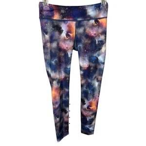 Athleta Girls Galaxy Space Dye Printed Chit Chat Tights Youth Size XL/14 - Picture 1 of 7