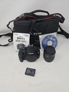 Canon EOS Rebel T5 / EOS 1200D fotocamera reflex digitale 18,0 megapixel - nero (kit con EF-S IS - Foto 1 di 9