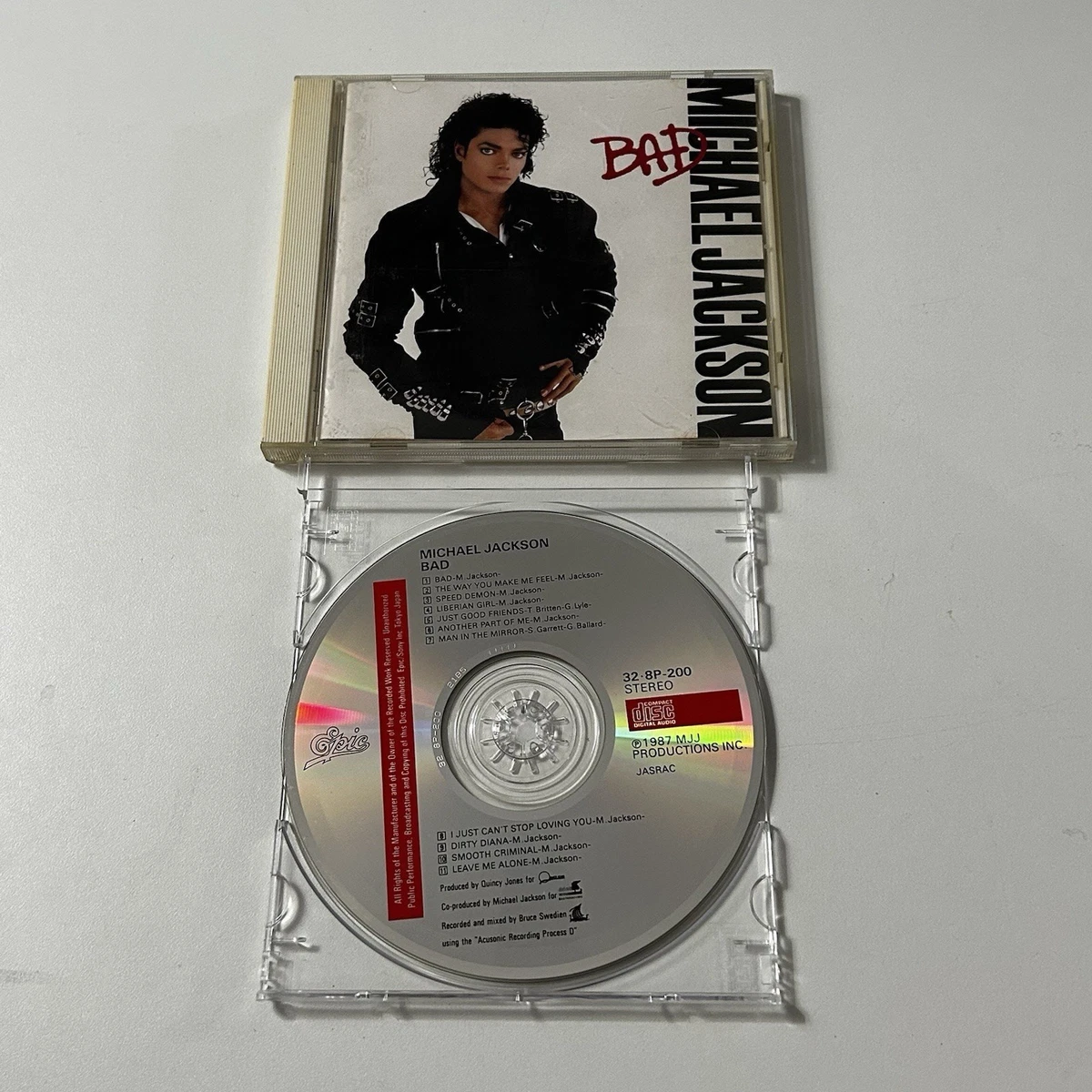 Michael Jackson BAD JAPAN CD 32-8P-200 | eBay