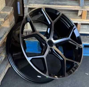 22" Wheels Fits Audi A6 S6 A7 S7 RS5 RS6 RS7 Q7 Q8 RSQ8 E-TRON 5x112 RIMS SET 4 - Picture 1 of 5