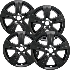 Set of 4 Gloss Black 17" Impostor Wheel Skins for 07-12 Dodge Caliber Rim Covers - Picture 1 of 4