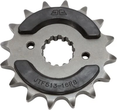 For Suzuki GS 450 L 1985-1987 JT Silver Front Sprocket 16T 530 JTF513.16RB - Image 1 of 4