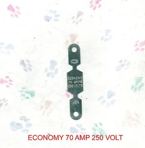 ECONOMY RENEWAL FUSE LINKS 70 AMP 250 VOLTS (PACKAGE 20) - Picture 1 of 2