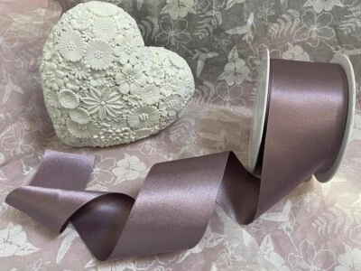 Berisfords LILAC MIST doppelseitiges Satinband Hochzeit (9797) - 3 mm bis 50 mm