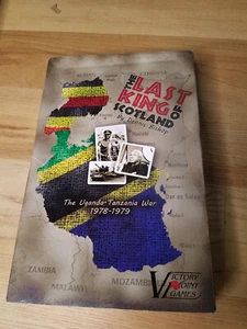 The Last King of Scotland Uganda Tanzania War Victory Point Games Mounted Map - Picture 1 of 2