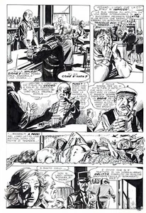 SCENE DE CRIME SPECTACULAIRE PLANCHE GEANTE GORE ELVIFRANCE ITALIE - Picture 1 of 1
