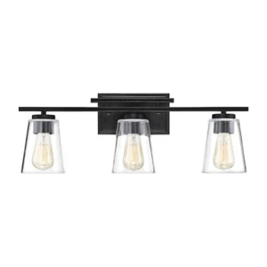 Savoy House Calhoun 3-Light Bathroom Vanity Light, Black - 8-1020-3-BK - Picture 1 of 1