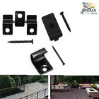 50pcs Composite Decking Clips 6mm Hidden Fasteners Steel Plastic Fixing &Starter