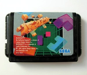 BLOCKOUT (JAP version) - Jeu pour Megadrive - Block Out Game for Sega Mega Drive - Imagen 1 de 2