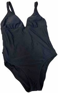 Mossimo Woman's Lace Up One Piece Black Swimsuit Small - Picture 1 of 7