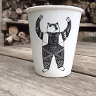 Contemporary Ceramic Bear Design Coffee Beaker Mug Designed For Tiger By Rebecca