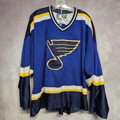 Vintage 90s Bauer NHL St Louis Blues Hockey Jersey Mens XL - Image 1 of 4